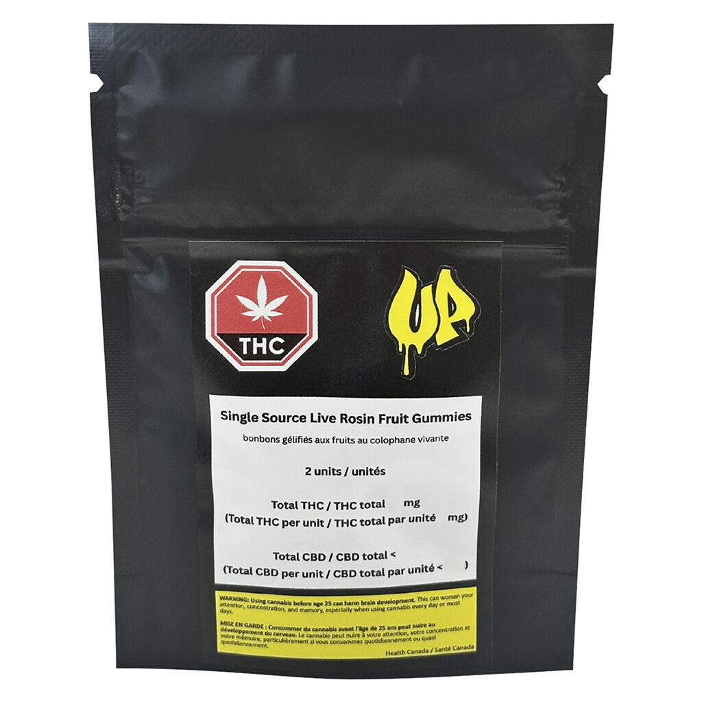Single Source Live Rosin Fruit Gummies
