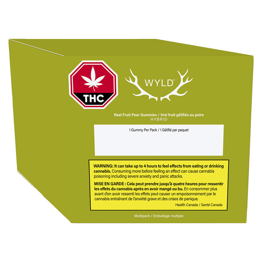 Real Fruit Pear Hybrid Gummies 1:1 THC:CBG Multipack