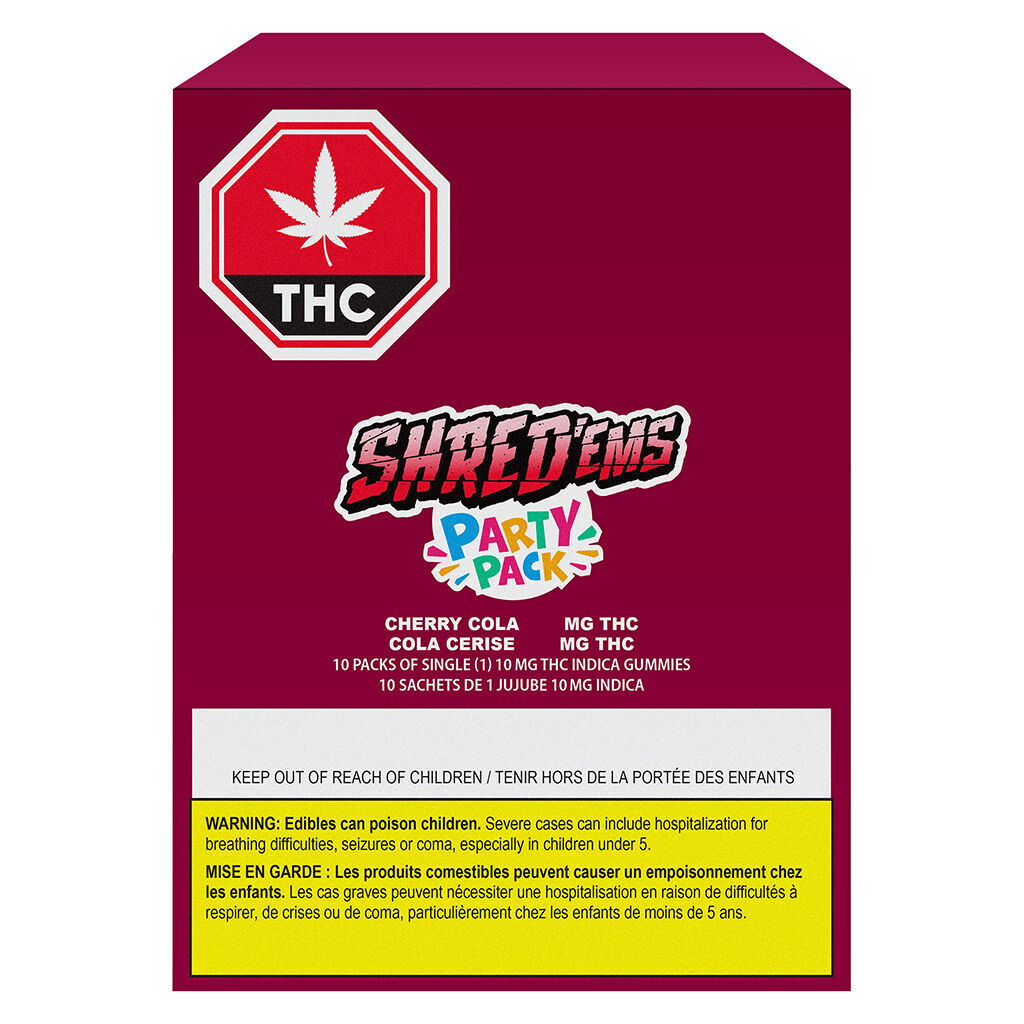 Cherry Cola Party Pack 100 THC Gummies