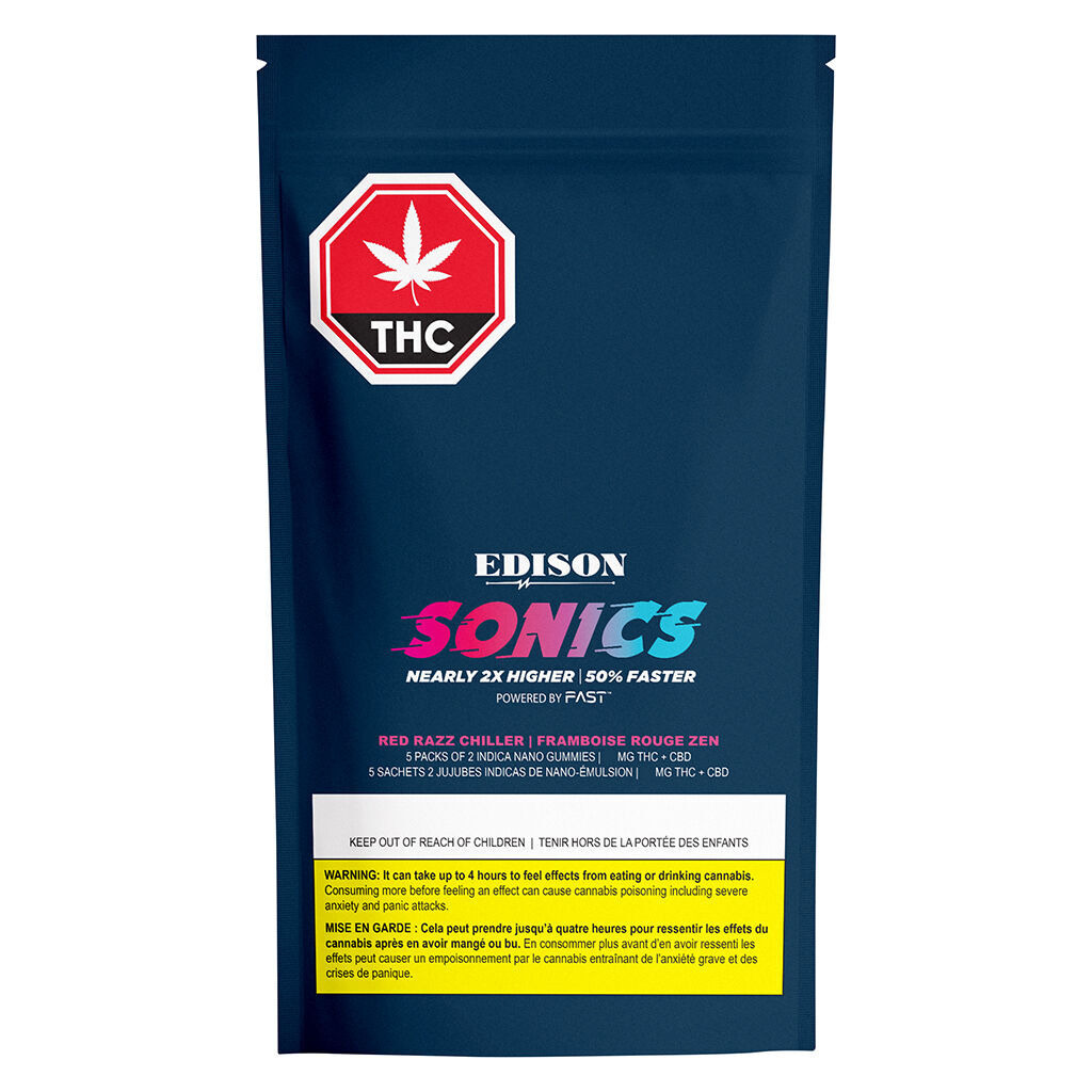 Red Razz Chiller Multi-pack 50 THC:CBD Gummies