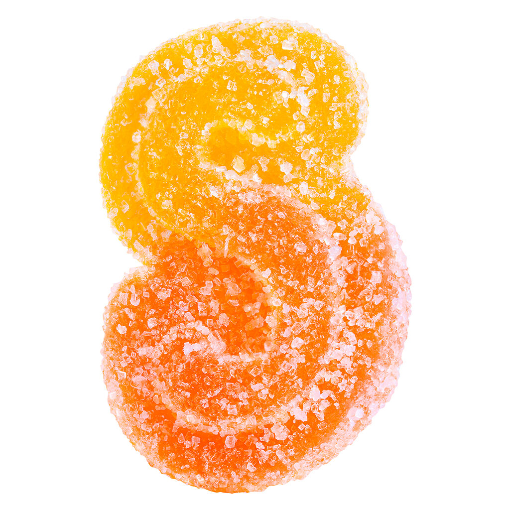 Fully Blasted Peach Orange 1:1 THC CBD Gummy 1 Pack Soft Chews