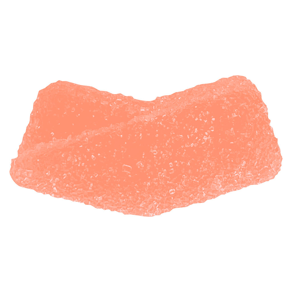 Peach 10 THC : 10 CBD Gummy