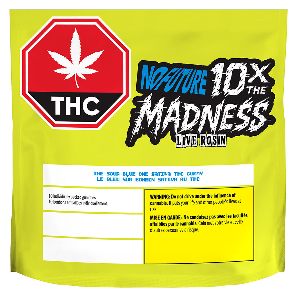 10X the Madness: The Sour Blue One - Live Rosin Sativa