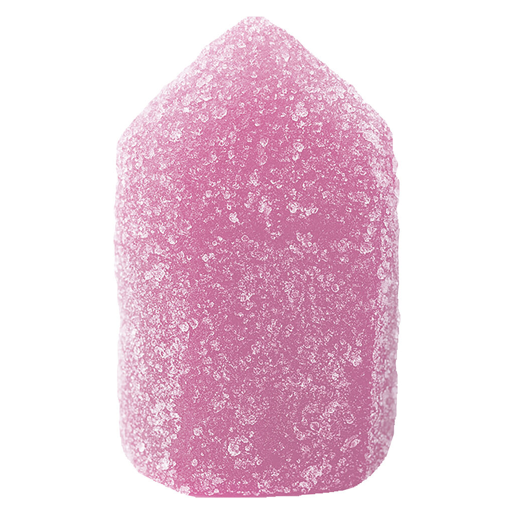 THC+CBD+CBG Rose Quartz Crystal Gummies (Pink Lemonade)